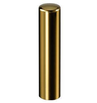 鏡面ゴールドチタン　銀行印13.5mm